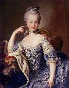 unknow artist Portrait of Marie Antoinette oil painting on canvas